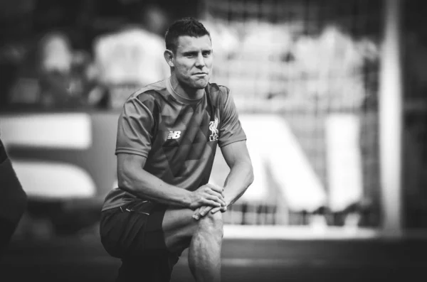 Madrid, Espanha - 01 MAIO 2019: James Milner durante a UEFA — Fotografia de Stock