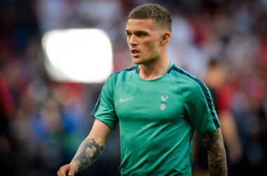 Madrid, İspanya - 01 Mayıs 2019: Kieran Trippier oyuncusu