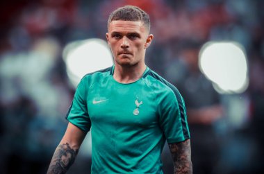 Madrid, İspanya - 01 Mayıs 2019: Kieran Trippier oyuncusu