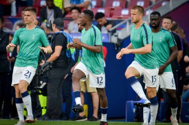 Madrid, İspanya - 01 Mayıs 2019: Victor Wanyama oyuncusu Ue sırasında