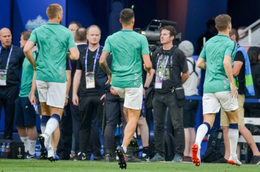 Madrid, İspanya - 01 Mayıs 2019: Tottenham oyuncusu Uefa C sırasında