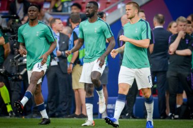 Madrid, İspanya - 01 Mayıs 2019: Tottenham oyuncusu Uefa C sırasında