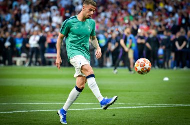 Madrid, İspanya - 01 Mayıs 2019: Toby Alderweireld Uefa C