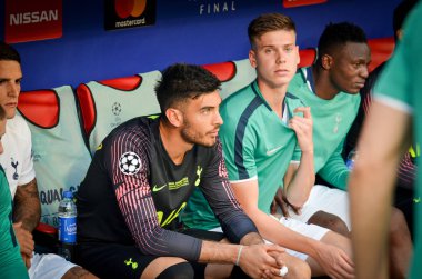 Madrid, İspanya - 01 Mayıs 2019: Paulo Gazzaniga oyuncusu