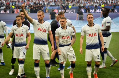 Madrid, İspanya - 01 Mayıs 2019: Tottenham Hotspu
