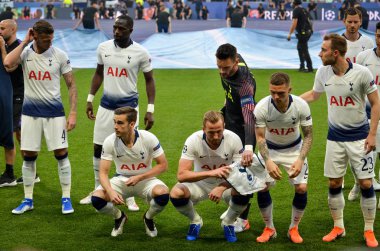 Madrid, İspanya - 01 Mayıs 2019: Tottenham Hotspu