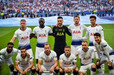Madrid, İspanya - 01 Mayıs 2019: Tottenham Hotspu