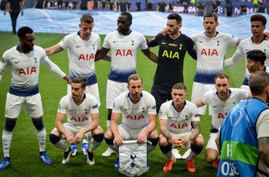 Madrid, İspanya - 01 Mayıs 2019: Tottenham Hotspu
