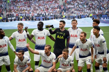 Madrid, İspanya - 01 Mayıs 2019: Tottenham Hotspu