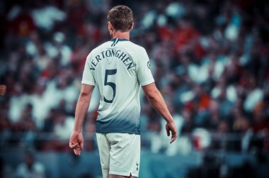 Madrid, İspanya - 01 Mayıs 2019: Uefa Cham sırasında Jan Vertonghen