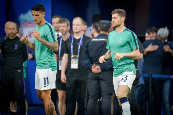 Madrid, İspanya - 01 Mayıs 2019: Ben Davies, Uefa C.