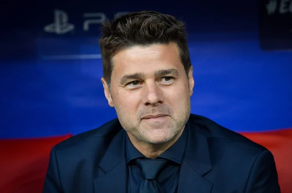 Madrid, Spain - 01 MAY 2019: Mauricio Pochettino during the UEFA — Stock Photo, Image