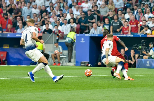 Madrid, Espanha - 01 MAIO 2019: Sadio Mane player durante a UEFA C — Fotografia de Stock