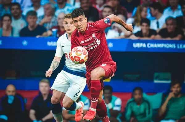 Madrid, Espanha - 01 MAIO 2019: Roberto Firmino durante a UEFA Cha — Fotografia de Stock