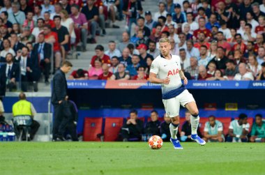 Madrid, İspanya - 01 Mayıs 2019: Toby Alderweireld Uefa C
