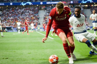 Madrid, İspanya - 01 Mayıs 2019: Jordan Henderson oyuncusu 