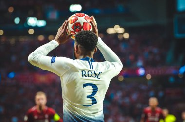 Madrid, İspanya - 01 Mayıs 2019: Danny Rose Uefa Şampiyonu