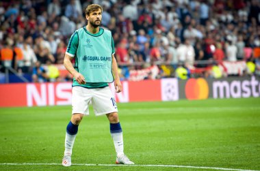 Madrid, İspanya - 01 Mayıs 2019: Fernando Llorente oyuncusu