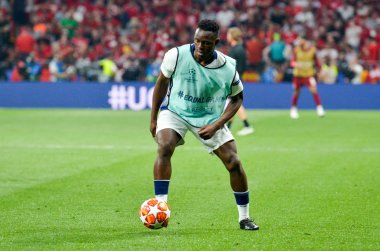 Madrid, İspanya - 01 Mayıs 2019: Victor Wanyama oyuncusu Ue sırasında