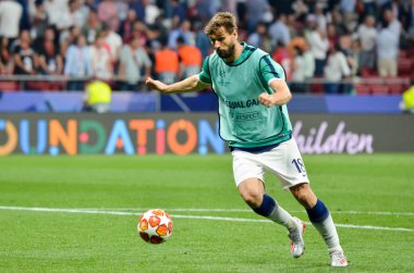 Madrid, İspanya - 01 Mayıs 2019: Fernando Llorente oyuncusu