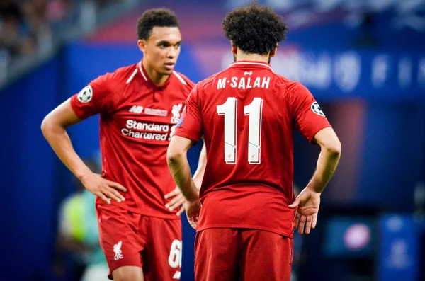 Madrid, Spain - 01 MAY 2019: Mohamed Salah during the UEFA Champ — Stock Photo, Image