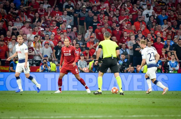 Madrid, Espanha - 01 MAIO 2019: Christian Eriksen jogador durante o — Fotografia de Stock