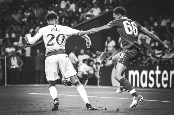 Madrid, Spain - 01 MAY 2019: Dele Alli and Trent Alexander-Arnol — Stock Photo, Image