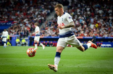 Madrid, İspanya - 01 Mayıs 2019: Kieran Trippier oyuncusu