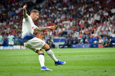 Madrid, İspanya - 01 Mayıs 2019: Kieran Trippier oyuncusu