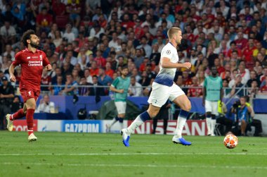 Madrid, İspanya - 01 Mayıs 2019: Jan Vertonghen oyuncusu Ue sırasında