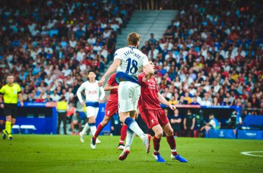 Madrid, İspanya - 01 Mayıs 2019: Fernando Llorente oyuncusu