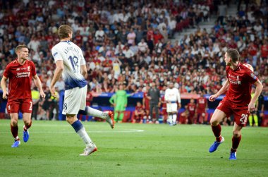 Madrid, İspanya - 01 Mayıs 2019: Fernando Llorente oyuncusu