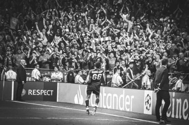 Madrid, İspanya - 01 Mayıs 2019: Trent Alexander-Arnold