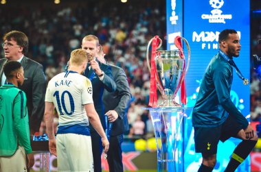 Madrid, İspanya - 01 Mayıs 2019: Hari Kane gümüş ödül aldı