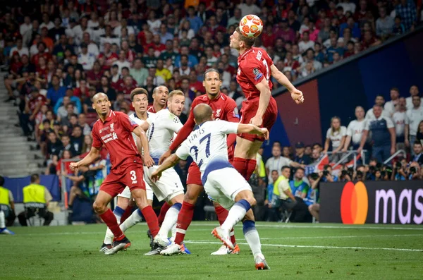Мадрид, Іспанія-01 травня 2019: Лукас скорботі гравець під час УЄФА — стокове фото