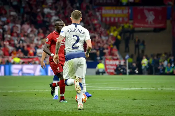 Madrid, Espanha - 01 MAIO 2019: Jogador Kieran Trippier durante o U — Fotografia de Stock