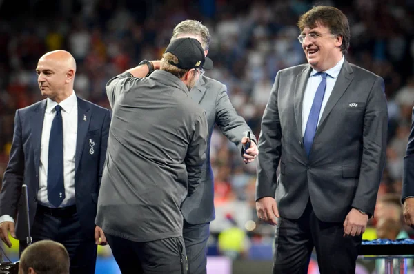 Madrid, Spanyol - 01 Mei 2019: Pemain Jurgen Klopp dan Liverpool — Stok Foto