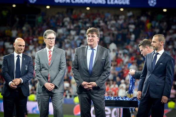 Madrid, Spain - 01 MAY 2019: UEFA President Alexander Cheferin n — Stock Photo, Image