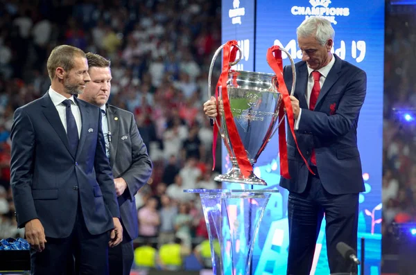 Madrid, Spain - 01 MAY 2019: UEFA President Alexander Cheferin n — Stock Photo, Image