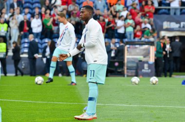 Porto, Portuglal - 09 Haziran 2019: Quincy Promes oyuncusu