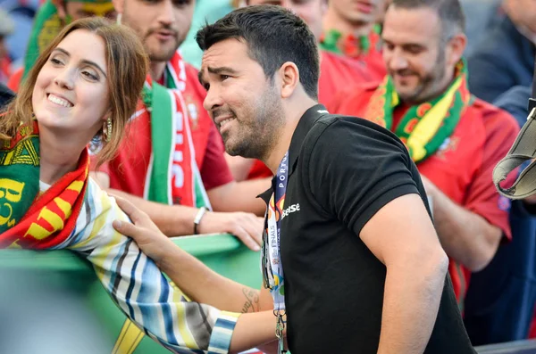 PORTO, PORTUGLAL - 09 de junho de 2019: fãs e espectadores portugueses — Fotografia de Stock