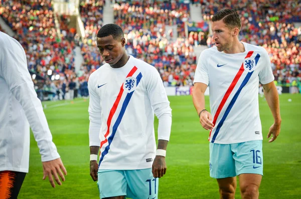 Porto, Portuglal - 09 Haziran 2019: Quincy Promes oyuncusu