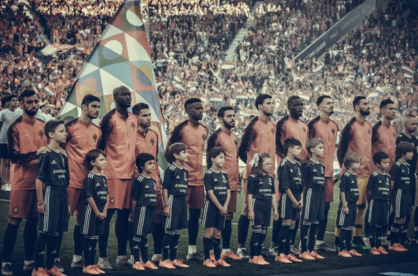 PORTO, PORTUGLAL - June 09, 2019: Portugal national team during — Stock Photo, Image