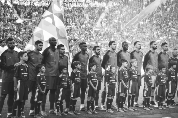 Porto, Portuglal-június 09, 2019: Portugália nemzeti csapat során — Stock Fotó