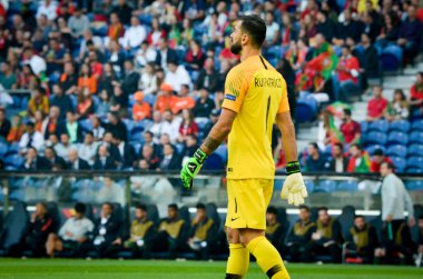 Porto, Portuglal - 09 Haziran 2019: Rui Patricio oyuncu sırasında