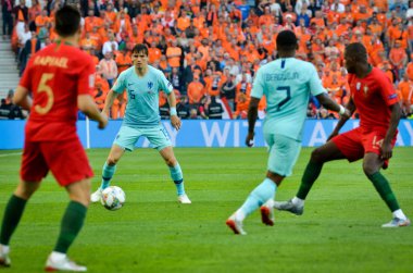 Porto, Portuglal - 09 Haziran 2019: Marten de Roon oyuncusu
