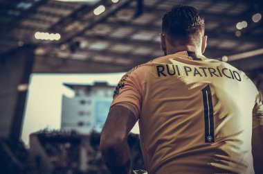 Porto, Portuglal - 09 Haziran 2019: Rui Patricio oyuncu sırasında