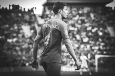 Porto, Portuglal - 09 Haziran 2019: U sırasında Ruben Dias oyuncu