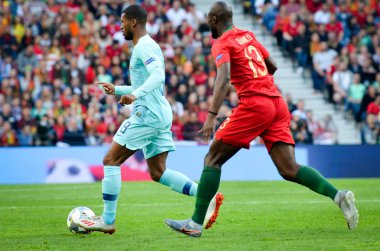 Porto, Portuglal - 09 Haziran 2019: Danilo Pereira ve Georginio W