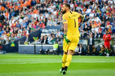 Porto, Portuglal - 09 Haziran 2019: Rui Patricio oyuncu sırasında